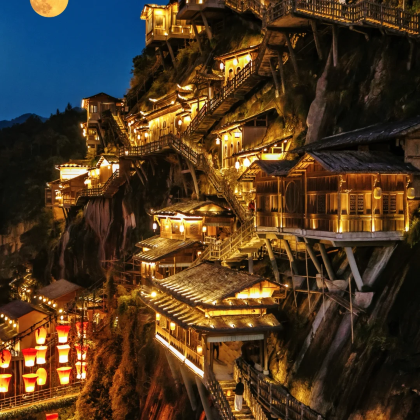 江西景德镇+婺女洲度假区+婺源篁岭景区+望仙谷5日4晚私家团