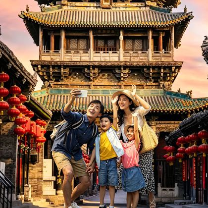 山西太原+五台山+大同+平遥县+壶口瀑布6日跟团游