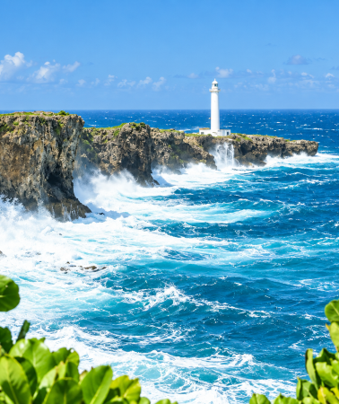 5D4N • Naha + Okinawa Churaumi Aquarium + Kouri Island + Cape Manzamo + American Village + Cape Zanpa + Senaga Island + Cape Chinen Park + Mibaru Beach + Gyokusendo Cave