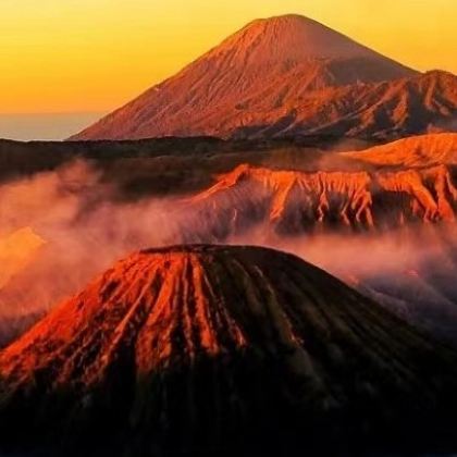印度尼西亚泗水+布罗莫火山+伊真火山+龙目岛+巴厘岛罗威纳海滩+佩妮达岛10日8晚拼小团
