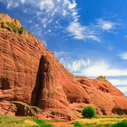 延安甘泉大峡谷+陕西波浪谷景区+枣园革命旧址2日1晚跟团游