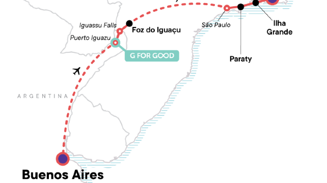 9-Day Iguassu & Beyond Tour from Buenos Aires to Rio de Janeiro·Paraty, Ilha Grande | Max 17 Pax