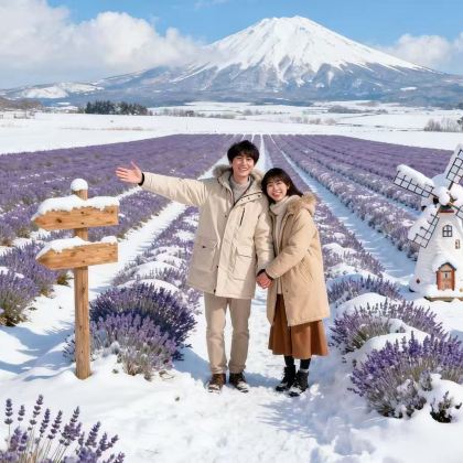 日本北海道札幌+富良野+层云峡+网走+钏路10日9晚私家团