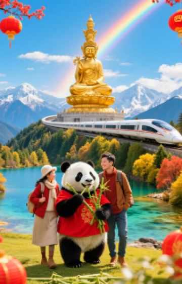 成都+九寨沟+黄龙风景名胜区+都江堰景区+三星堆博物馆+峨眉山7日6晚拼小团图片