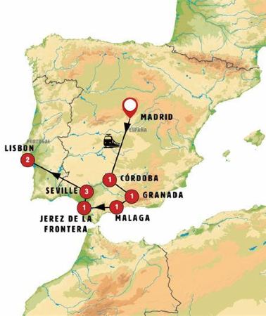 10D9N • Ultimate Andalusia, Ending in Lisbon