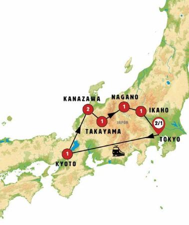 10D9N • Feudal Japan with Japanese Alps