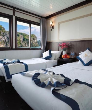 2D1N • From Hanoi: Ha Long Bay 2-Day Cruise with Meals & Activities