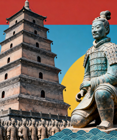 5天4晚 • 西安＋陜西黃河壺口瀑布＋秦始皇帝陵博物院（兵馬俑）＋華清宮