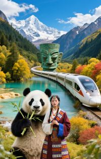 成都+九寨沟+黄龙风景名胜区5日4晚拼小团图片