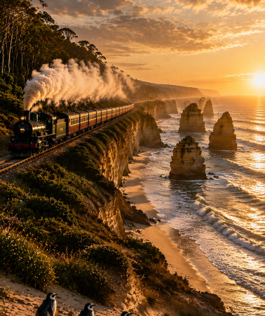 4D3N • Melbourne + Puffing Billy Railway + Phillip Island + Great Ocean Road
