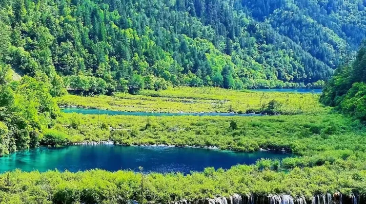 5D4N · Private Tours · Sichuan Highlights : Jiuzhaigou & Huanglong & Sanxingdui & Panda Base. Direct high-speed rail. Free Sichuan Opera Face-changing + Complimentary SIM & adapter on inquiry