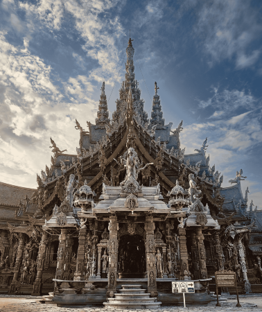 4D3N • Pattaya + Koh Phai & Koh Rin + Sanctuary of Truth + Khao Chi Chan: Custom Tour with Cliff Restaurant Booking & Complimentary Arrival Card