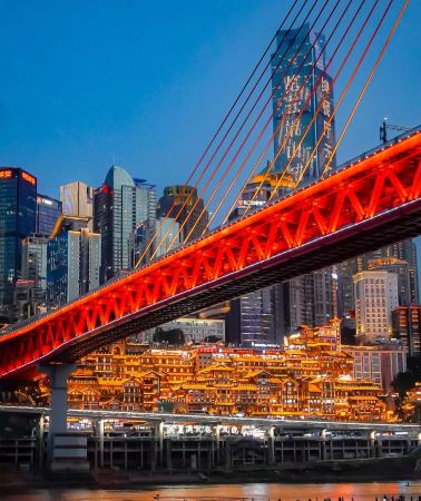 4D3N•Chongqing Full-depth Tour: Explore Wulong Three Natural Bridges, Visit Fairy Mountain, Taste Mountain City Charm