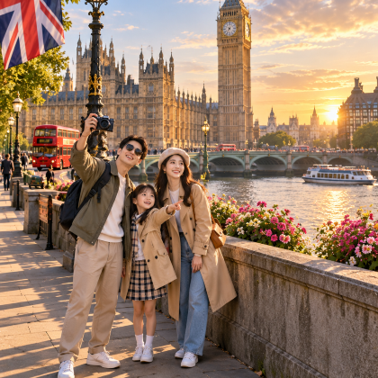 英国伦敦+剑桥+牛津+温莎+伊斯特本7日6晚私家团