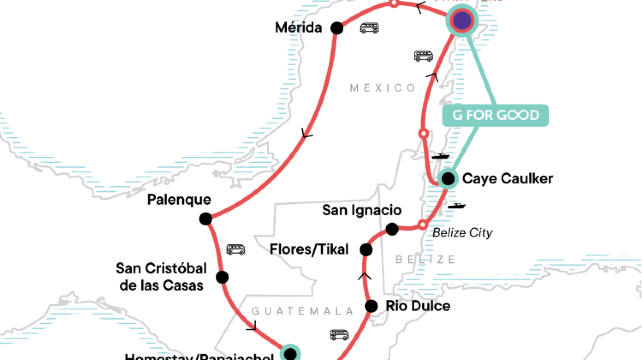 22-Day Mayan Adventure Tour from Playa del Carmen·Mexico, Belize, Guatemala, Palenque, Antigua, Flores | Max 16 Guests