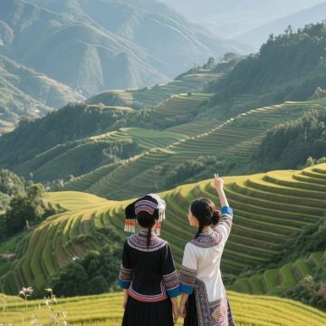 广西桂林+龙脊梯田+漓江+阳朔+南宁+德天瀑布+通灵峡谷7日6晚跟团游