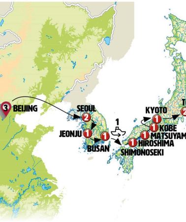 16D15N • Beijing and Classics of Korea and Japan End Tokyo