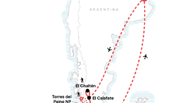 14-Day End of the Earth Tour form Buenos Aires·El Chaltén, Puerto Natales, Torres del Paine, Puerto Natales and Ushuaia