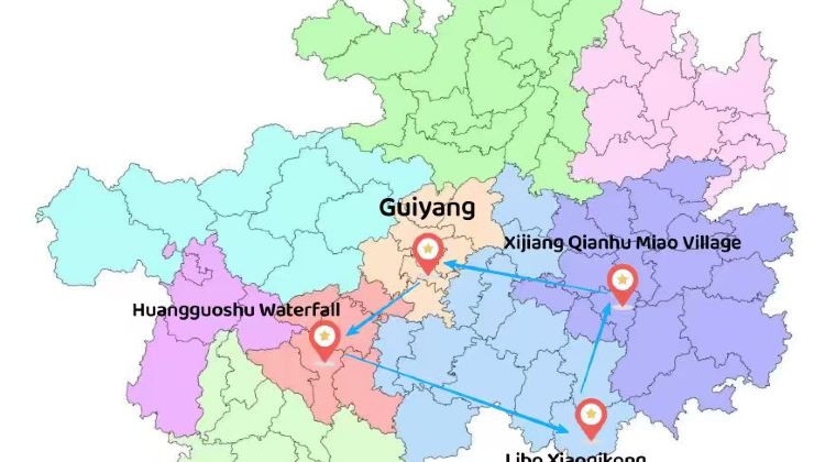 3D2N · Group Tours · China + Guizhou + Huangguoshu Waterfall + Libo Xiaoqikong Scenic Area + Xijiang Qianhu Miao Village