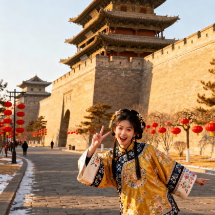 山西太原+五台山+大同+平遥县+壶口瀑布6日5晚拼小团