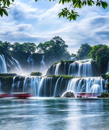 8D7N • China + Guangxi + Nanning + Detian Transnational Waterfall Scenic Spot + Tongling Grand Canyon + Weizhou Island + Beihai + Guilin + Li River + Yangshuo + Longji Rice Terraces
