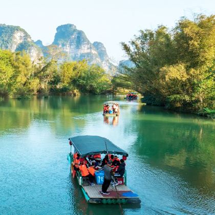 广西南宁+德天瀑布+明仕田园+通灵大峡谷+友谊关景区+花山岩画+北海+涠洲岛6日5晚自由行