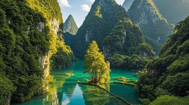 7D6N · Private Tours · China + Guiyang + Huangguoshu Waterfall + Xijiang Qianhu Miao Village + Libo + Luoping Nine Dragons Waterfall Group