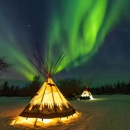 加拿大班夫国家公园+耶洛奈夫探寻北极光9日8晚私家团