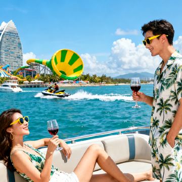 海南三亚+蜈支洲岛+亚特兰蒂斯2日1晚跟团游