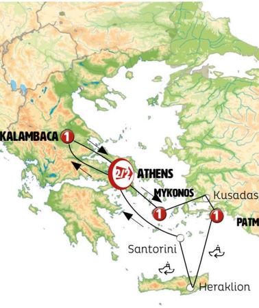 9D8N • Athens, Northern Greece and the Beautiful Aegean Int