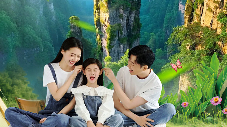 张家界+天门山+凤凰3日2晚跟团游·热销款！集合上门接|2+1航空巴士【100%纯玩无购物|无超市|无苗寨】享2大VIP通道&专车专导|玻璃栈道+7455米大索道|赠128元凤凰3景·沱江泛舟|苗服体验『B线无自费·赠<魅力湘西>晚会』