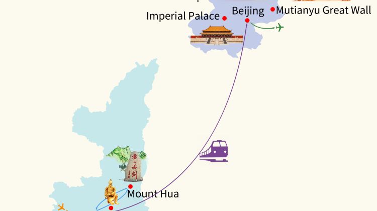 9D8N · Group Tours · China + Xi'an + Beijing + Emperor Qinshihuang's Mausoleum Site Museum + The Palace Museum