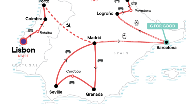 20-Day Spain and Portugal Discovery Tour·Lisbon, Madrid, Granada, Seville and Barcelona | Meals Included