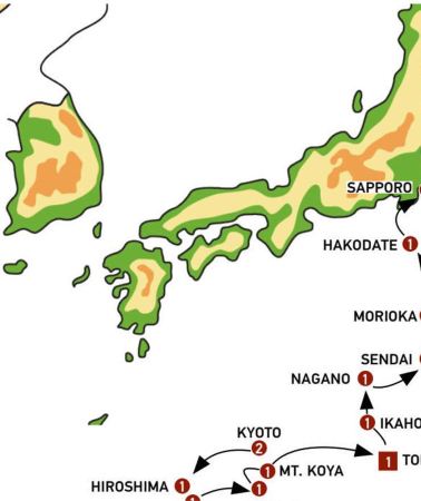 15D14N • Japanese Scenes end Sapporo