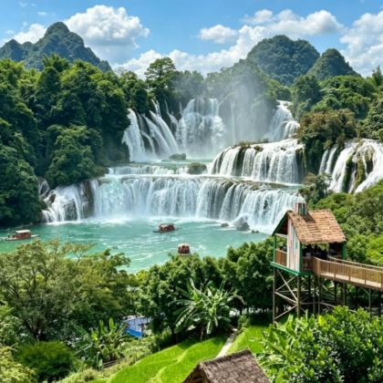 崇左+德天跨国瀑布景区+明仕田园+通灵大峡谷4日3晚私家团