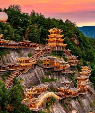 5天4晚 • 仙俠江西｜登廬山＆宿山上＋瓷都景德鎮＋篁嶺古村＋夜遊望仙谷