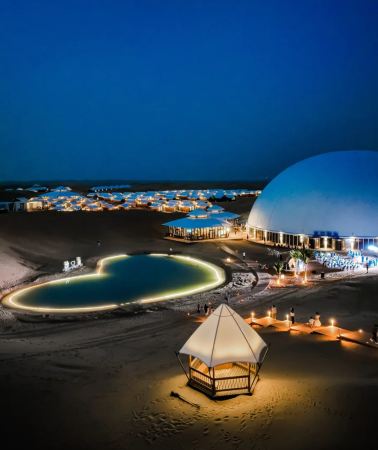 5D4N • Ningxia Yinchuan, Zhongwei, stay at Star Hotel & No. 7 Starry Sky Tent Hotel, enjoy professional star talk & desert family activities
