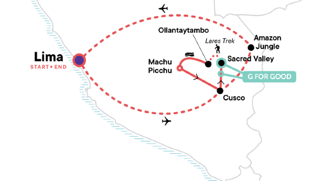 Lares Trek | 12-Day Amazon to the Andes Tour from Lima·Cusco, Ollantaytambo, Machu Picchu and Amazon Jungle