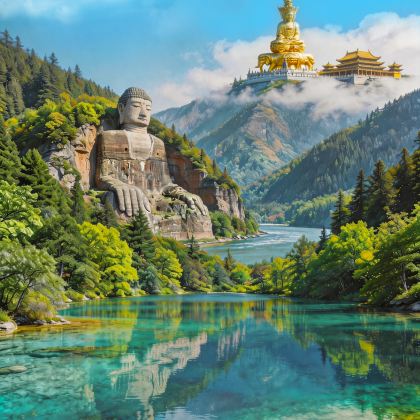 成都+九寨沟+黄龙风景名胜区+峨眉山市+乐山7日6晚跟团游