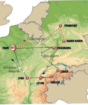 7D6N • France and Switzerland with enchanted Alsace