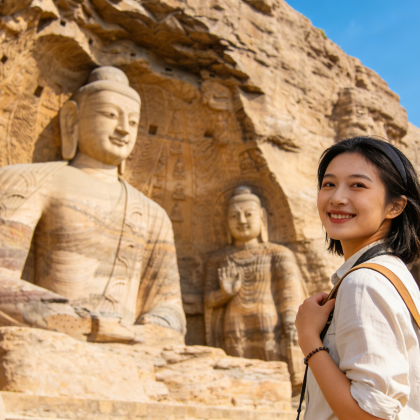 山西太原+云冈石窟+悬空寺+平遥古城+临汾+平型关大捷景区6日5晚私家团