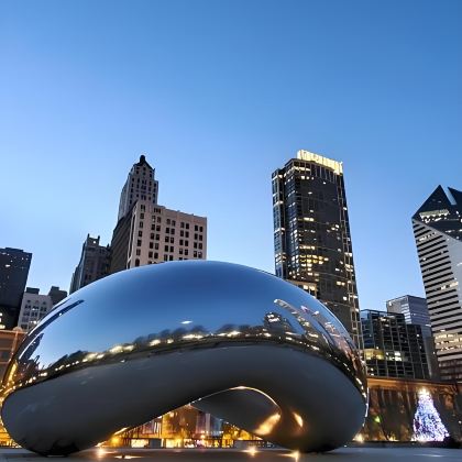 美国芝加哥+底特律+克利夫兰4日3晚拼小团