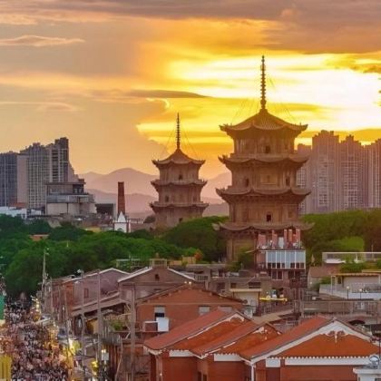 泉州+晋江梧林传统村落+洛伽寺+蟳埔村+泉州开元寺+泉州西街5日4晚拼小团