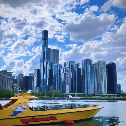 美国芝加哥+芝加哥艺术博物馆+千禧公园+芝加哥360观景台+海军码头5日4晚拼小团