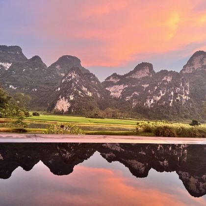 广西崇左+德天跨国瀑布景区+明仕田园+通灵大峡谷2日1晚私家团