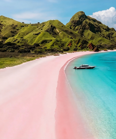 3D2N • Komodo, Indonesia: Padar Island + Pink Beach + Taka Makassar + Manta Point & Kanawa Island + Menjerit Beach + Kalong Sunset