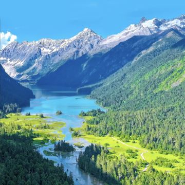 西藏拉萨+林芝+羊卓雍错+纳木措景区+布达拉宫10日7晚私家团