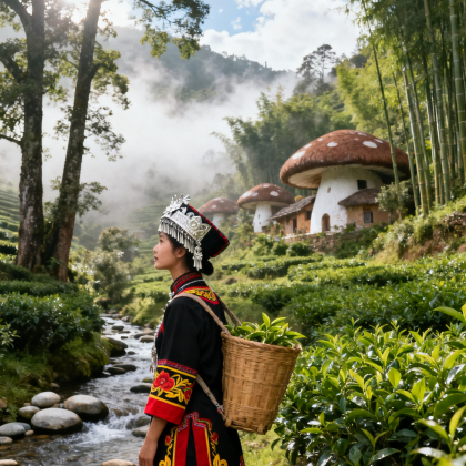 普洱+景迈千年万亩古茶园+翁基布朗族老寨+西双版纳4日3晚私家团