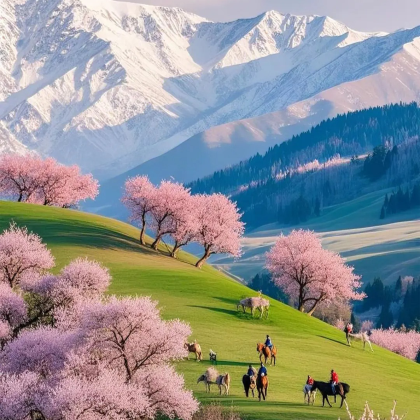 新疆乌鲁木齐+伊犁+赛里木湖+那拉提旅游风景区7日6晚跟团游