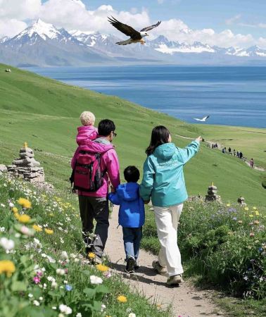 8日7晚 • 青海湖＋鳴沙山月牙泉＋莫高窟＋茶卡鹽湖＋張掖 金秋限定錯峯早訂「野奢＆孤獨星際酒店＋莫高窟＋無人機航拍＋滿6人升9座1＋1」